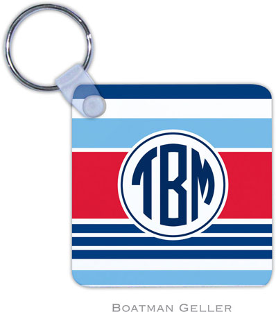 Boatman Geller - Personalized Key Chains (Espadrille Nautical Preset)