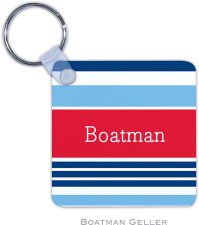 Boatman Geller - Personalized Key Chains (Espadrille Nautical)