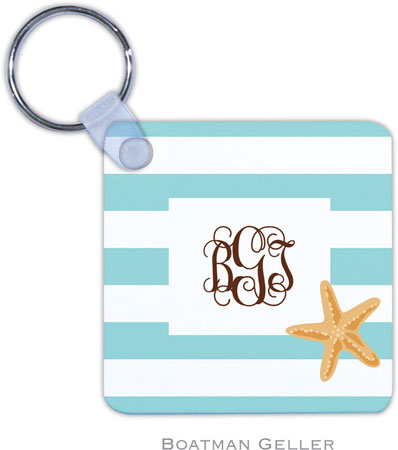 Boatman Geller - Personalized Key Chains (Stripe Starfish)