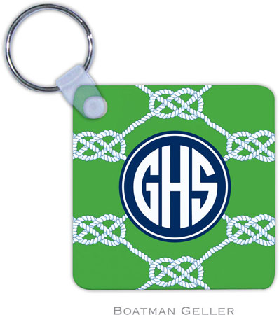 Boatman Geller - Personalized Key Chains (Nautical Knot Kelly Preset) Boatman Geller - Personalized Key Chains (Nautical Knot Kelly Preset)