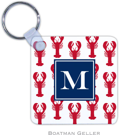 Boatman Geller - Personalized Key Chains (Lobsters Red Preset)