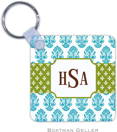 Boatman Geller - Personalized Key Chains (Beti Teal)