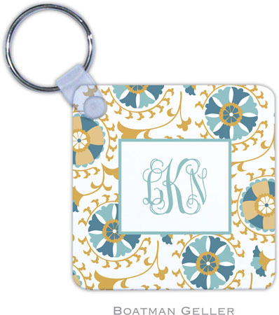 Boatman Geller - Personalized Key Chains (Suzani Gold) Boatman Geller - Personalized Key Chains (Suzani Gold)