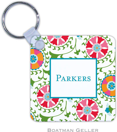 Boatman Geller - Personalized Key Chains (Suzani) Boatman Geller - Personalized Key Chains (Suzani)