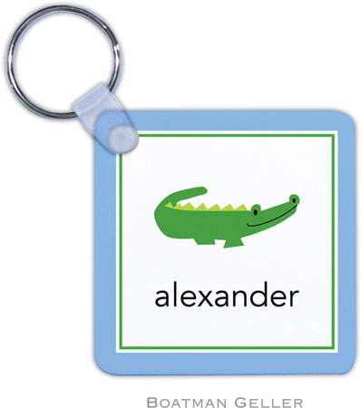 Boatman Geller - Personalized Key Chains (Alligator Blue)