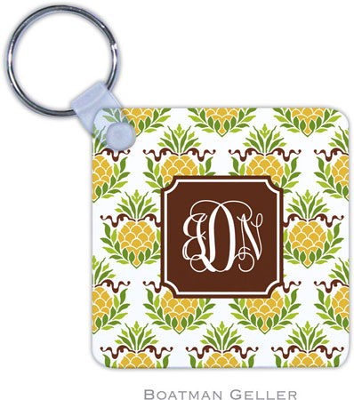 Boatman Geller - Personalized Key Chains (Pineapple Repeat Preset)