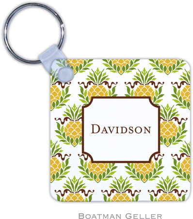 Boatman Geller - Personalized Key Chains (Pineapple Repeat) Boatman Geller - Personalized Key Chains (Pineapple Repeat)