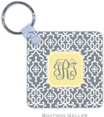 Boatman Geller - Create-Your-Own Personalized Key Chains (Wrought Iron Gray Preset)