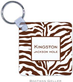 Boatman Geller - Create-Your-Own Personalized Key Chains (Zebra Chocolate)