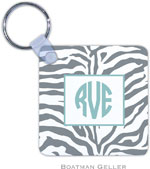 Boatman Geller - Create-Your-Own Personalized Key Chains (Zebra Gray)