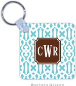 Boatman Geller - Create-Your-Own Personalized Key Chains (Cameron Teal Preset)