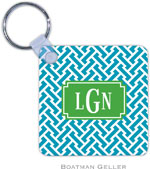 Boatman Geller - Create-Your-Own Personalized Key Chains (Stella Turquoise Preset)