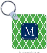 Boatman Geller - Create-Your-Own Personalized Key Chains (Bamboo Kelly Preset)
