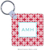 Boatman Geller - Create-Your-Own Personalized Key Chains (Lattice Cherry)