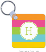 Boatman Geller - Personalized Key Chains (Bold Stripe)