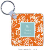 Boatman Geller - Personalized Key Chains (Coral Repeat Preset)