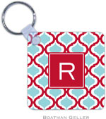 Boatman Geller - Personalized Key Chains (Kate Red & Teal Preset)