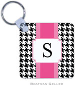 Boatman Geller - Personalized Key Chains (Alex Houndstooth Black)