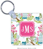 Boatman Geller - Personalized Key Chains (Chinoiserie Spring Preset)