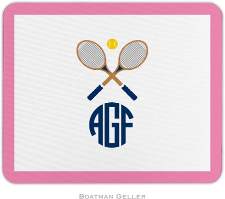 Boatman Geller - Create-Your-Own Personalized Mouse Pads (Crossed Racquets) Boatman Geller - Create-Your-Own Personalized Mouse Pads (Crossed Racquets)