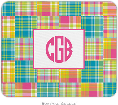 Boatman Geller - Personalized Mouse Pads (Madras Patch Bright) Boatman Geller - Personalized Mouse Pads (Madras Patch Bright)