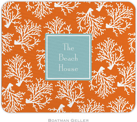Boatman Geller - Personalized Mouse Pads (Coral Repeat Preset) Boatman Geller - Personalized Mouse Pads (Coral Repeat Preset)