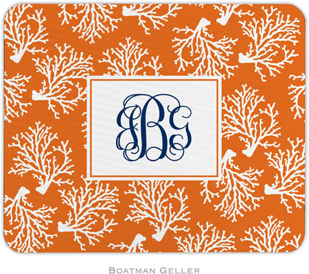 Boatman Geller - Personalized Mouse Pads (Coral Repeat) Boatman Geller - Personalized Mouse Pads (Coral Repeat)