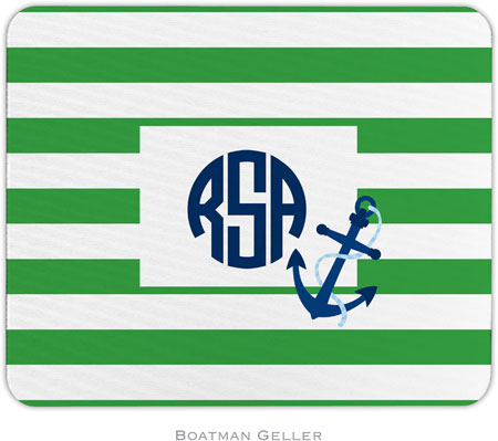 Boatman Geller - Personalized Mouse Pads (Stripe Anchor) Boatman Geller - Personalized Mouse Pads (Stripe Anchor)