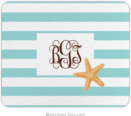 Boatman Geller - Personalized Mouse Pads (Stripe Starfish) Boatman Geller - Personalized Mouse Pads (Stripe Starfish)