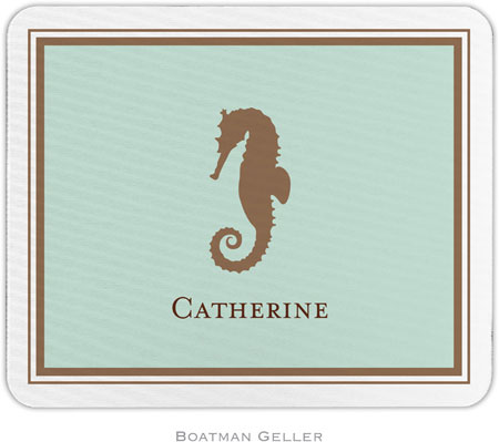 Boatman Geller - Personalized Mouse Pads (Seahorse)