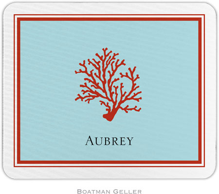 Boatman Geller - Personalized Mouse Pads (Coral) Boatman Geller - Personalized Mouse Pads (Coral)