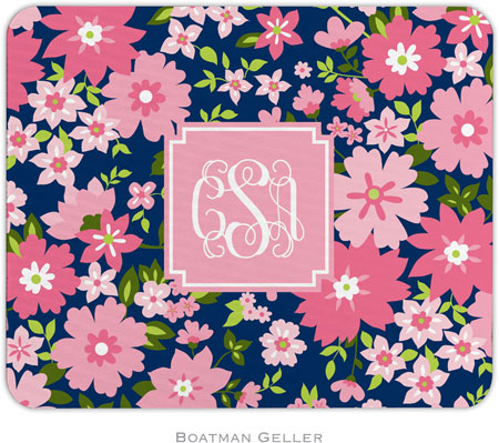 Boatman Geller - Personalized Mouse Pads (Caroline Floral Pink Preset)