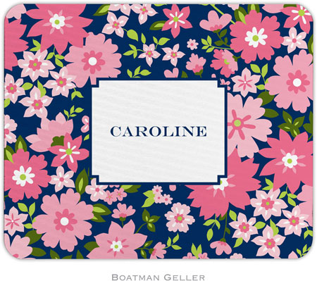 Boatman Geller - Personalized Mouse Pads (Caroline Floral Pink) Boatman Geller - Personalized Mouse Pads (Caroline Floral Pink)