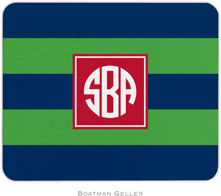 Boatman Geller - Personalized Mouse Pads (Rugby Navy & Kelly Preset) Boatman Geller - Personalized Mouse Pads (Rugby Navy & Kelly Preset)