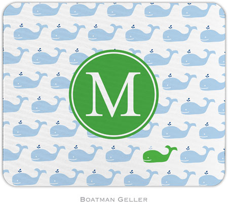 Boatman Geller - Personalized Mouse Pads (Whale Repeat Preset)