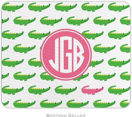 Boatman Geller - Personalized Mouse Pads (Alligator Repeat Preset)