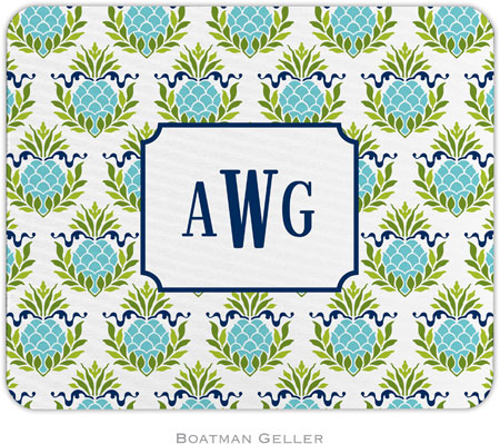 Boatman Geller - Personalized Mouse Pads (Pineapple Repeat Teal) Boatman Geller - Personalized Mouse Pads (Pineapple Repeat Teal)