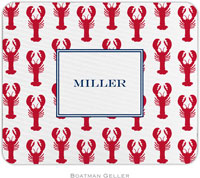 Boatman Geller - Personalized Mouse Pads (Lobsters Red)