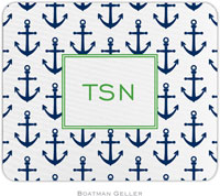 Boatman Geller - Personalized Mouse Pads (Anchors Navy)