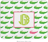 Boatman Geller - Personalized Mouse Pads (Alligator Repeat)
