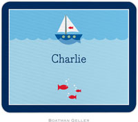 Boatman Geller - Personalized Mouse Pads (Sailboat)
