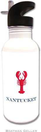 Create-Your-Own Personalized Water Bottles by Boatman Geller (Lobster)