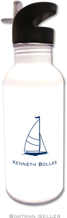Create-Your-Own Personalized Water Bottles by Boatman Geller (Sailboat Classic)