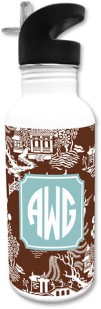 Create-Your-Own Personalized Water Bottles by Boatman Geller (Chinoiserie) Create-Your-Own Personalized Water Bottles by Boatman Geller (Chinoiserie)