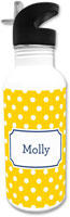 Create-Your-Own Personalized Water Bottles by Boatman Geller (Polka Dot)