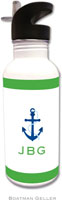 Boatman Geller - Create-Your-Own Personalized Water Bottles (Icon With Border)