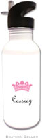 Create-Your-Own Personalized Water Bottles by Boatman Geller (Princess Crown)