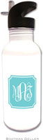 Create-Your-Own Personalized Water Bottles by Boatman Geller (Solid Inset Round Corners Preset)