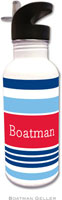 Personalized Water Bottles by Boatman Geller (Espadrille Nautical)