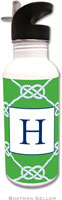 Personalized Water Bottles by Boatman Geller (Nautical Knot Kelly)